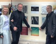 Sting firmò la formella celebrativa di Benvenuto Brunello 2018