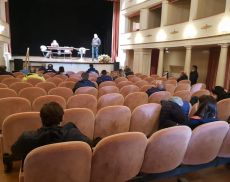 Giro d'Italia a Montalcino: c'è stato un incontro al Teatro degli Astrusi