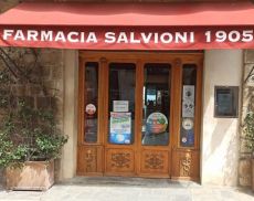 La farmacia Salvioni a Montalcino