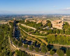 Montalcino dall'alto