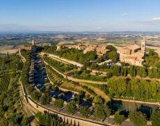 Montalcino dall'alto