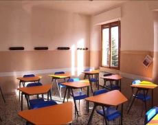Una classe del liceo Lambruschini di Montalcino