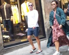 Marck Zucherberg e Priscilla Chan a Siena. Foto da Siena News