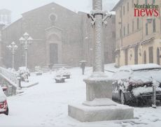 Neve a Montalcino, Piazza Padella