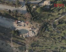L'area dove nasceranno le nuove scuole di Montalcino