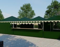 I nuovi stand della Sagra del Tordo