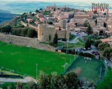 Lo stadio Bianchini di Montalcino