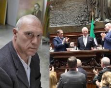 Sandro Chia e Re Carlo III 