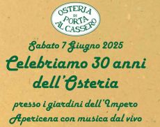 Locandina Osteria di Porta al Cassero
