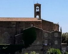 Una fotografia panoramica di Montalcino