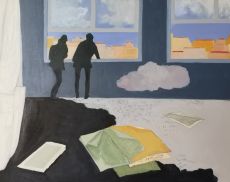 Un dipinto di Silvana Pintozzi