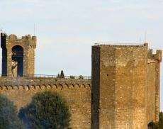 Uno scorcio della Fortezza di Montalcino