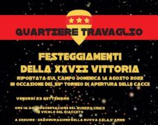 Il programma dei festeggiamenti del Quartiere Travaglio