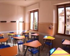 Un'aula del Liceo Linguistico Lambruschini