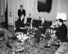 Giuseppe Saragat incontra i Biondi Santi