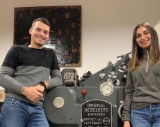 Luigi e Eugenia, i due giovani che hanno salvato la tipografia La Stella