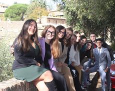 La classe quinta del Liceo Linguistico di Montalcino