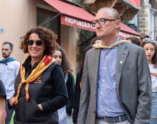 Giancarlo Paccagnini assieme alla vicepresidente Chiara Cortonesi