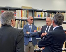 Inaugurazione dell’Ufficio di prossimità con l'assessore Ciuoffo e il sindaco