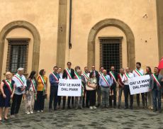 Tagli Pnrr, la protesta dei sindaci senesi 