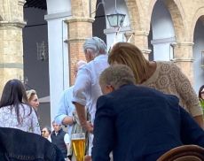 Catherine Zeta-Jones e Michael Douglas a Montalcino 