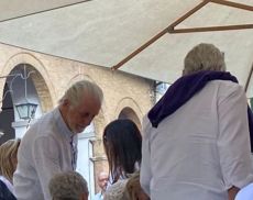 Catherine Zeta-Jones e Michael Douglas a Montalcino