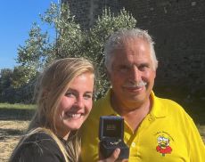 Francesca Paternoster di Mieli Thun premiata dal presidente Asga