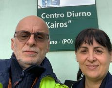 Roberto Bovini e Rosanna Maggiorelli dei radioamatori Cb Ilcinus