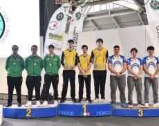 Argento per la squadra Juniores maschile composta da Montagnani, Pierangioli e Fulchieri 