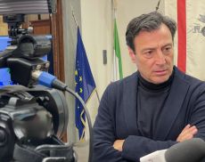L’architetto di fama mondiale Marco Casamonti alla presentazione del progetto della nuova cantina di Poggio Antico
