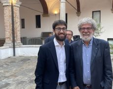 Filippo Ribani (sinistra) e Rossano Pazzagli (destra), premiati con il Città di Montalcino 2024