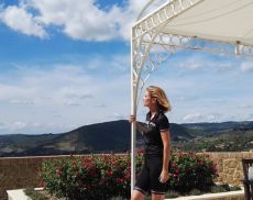 Filippa Lagerbäck conduttrice del programma “ In bici con Filippa”