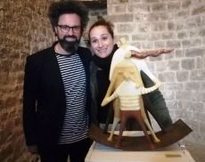 Simone Cristicchi e Carlotta Parisi a Montalcino