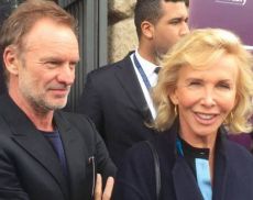 Sting e la moglie Trudie