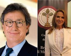 Louis Camilleri e Natalie Oliveros