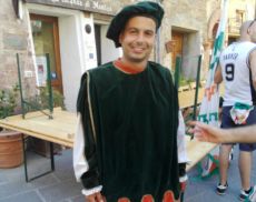 Cesare Biancucci, capitano della Contrada Piazza