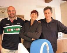 Paolo De Cristofaro, Eleonora Guerini e Gianni Fabrizio dal “Gambero Rosso” per degustare Brunello annata 2007 e Riserva 2006