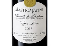 Il Brunello di Montalcino Vigna Loreto 2018 di Mastrojanni