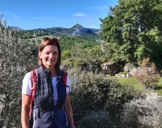Christina Mairhofer, guida di Adler Thermae con una solida esperienza sul territorio della Val d’Orcia