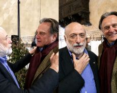 Carlo Petrini e Jacopo Biondi Santi 