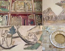 Alcune bellissime decorazioni dell’Abbazia di Sant’Antimo