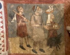 Affresco trecentesco di vita agraria, nella Chiesa di Sant’Agostino